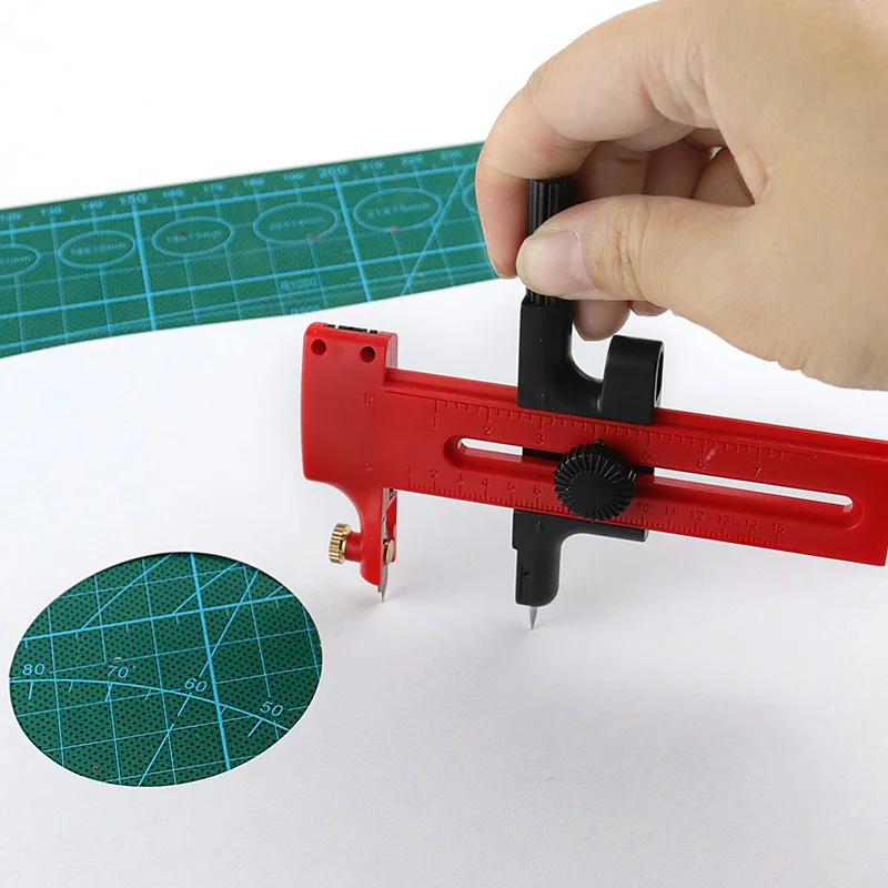1 ชิ้น วงเวียนตัดวงกลมแบบหมุน  - Art Craft Cardboard บทวิจารณ์และราคา
