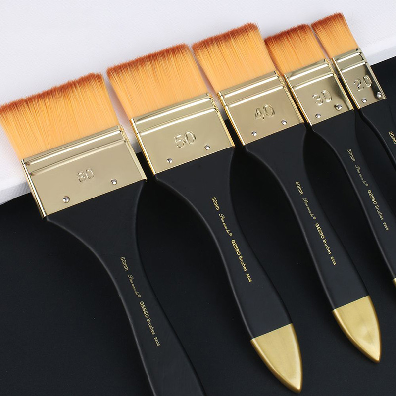 แปรงทาสีแบบแบน 5 ขนาด, แปรงทาส - Gouache Paint Set บทวิจารณ์และราคา